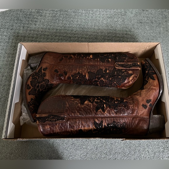 Old Gringo 9 B Nicolette Brass L2310-2 Western Cowboy Cowgirl Boots Valentines - Picture 12 of 14